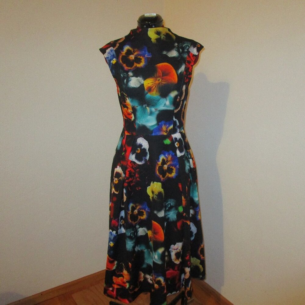 ASOS Floral Midi Dress, Size 4